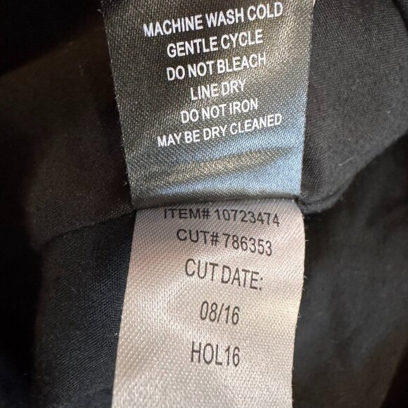 Torrid Black Coated Studio Luxe Ponte Faux Leather Skater Mini Skirt Size 14 - Picture 7 of 8